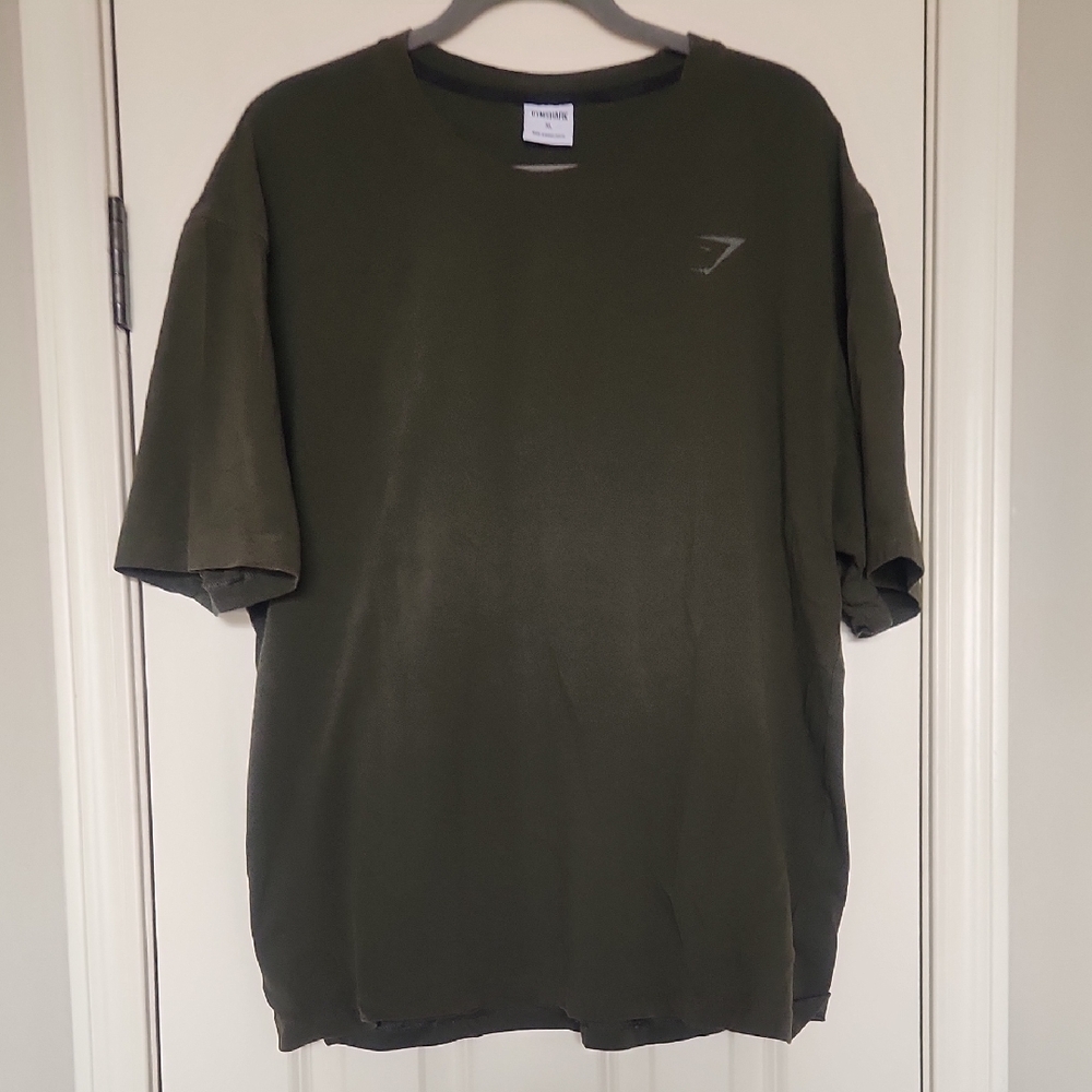 Gymshark Olive Green Short Sleeve Crew Tee
